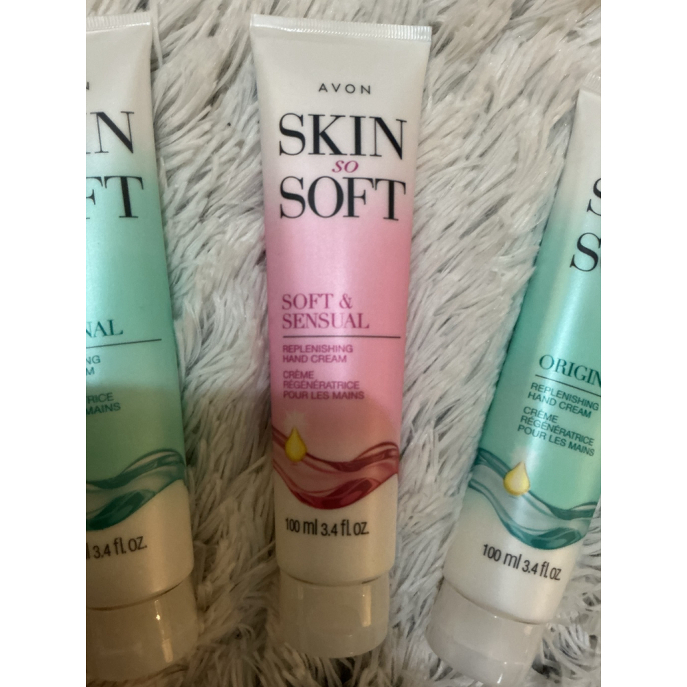 Avon Skin So Soft Hand Cream Set – Original & Soft & Sensual (3 Tubes) - Picture 3 of 6